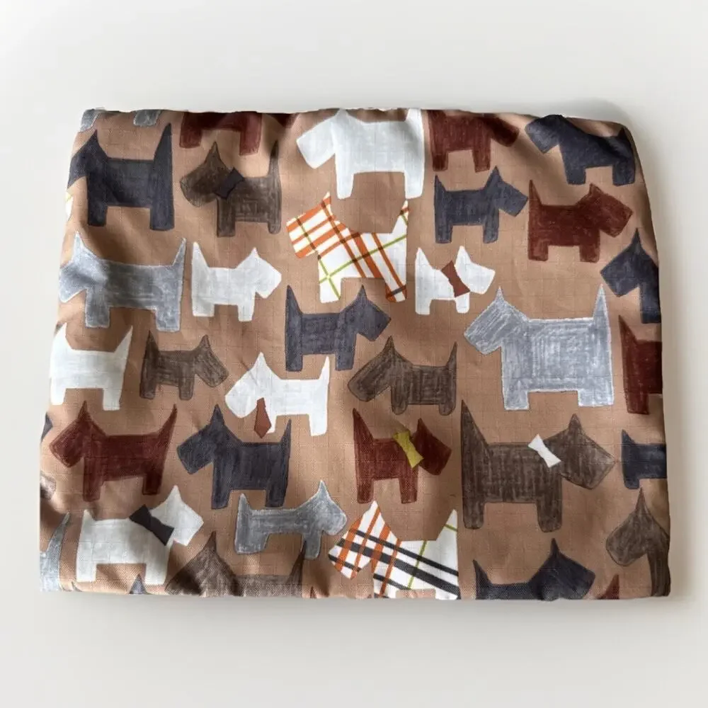 Retired LeSportsac Cosmetic Clutch Bag - Scottie Dog - Single Zip